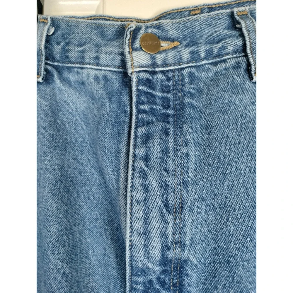 Carhartt B172 DST Flannel Lined Jeans Men's Tag 36x36 Measured 35x34